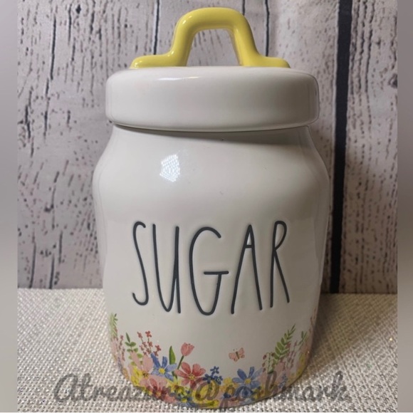 Rae Dunn Other - 🆕 Rae Dunn Spring Collection Floral “Sugar” Jar